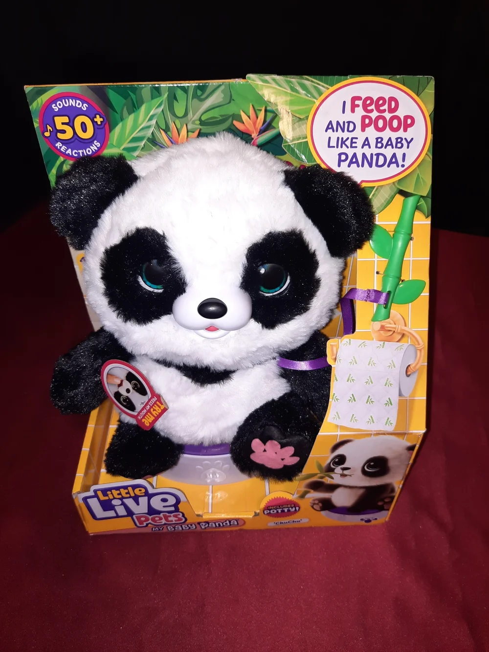 Little Live Pets MY Baby Panda 'ChuChu'  Plush Toy  Interactive Panda